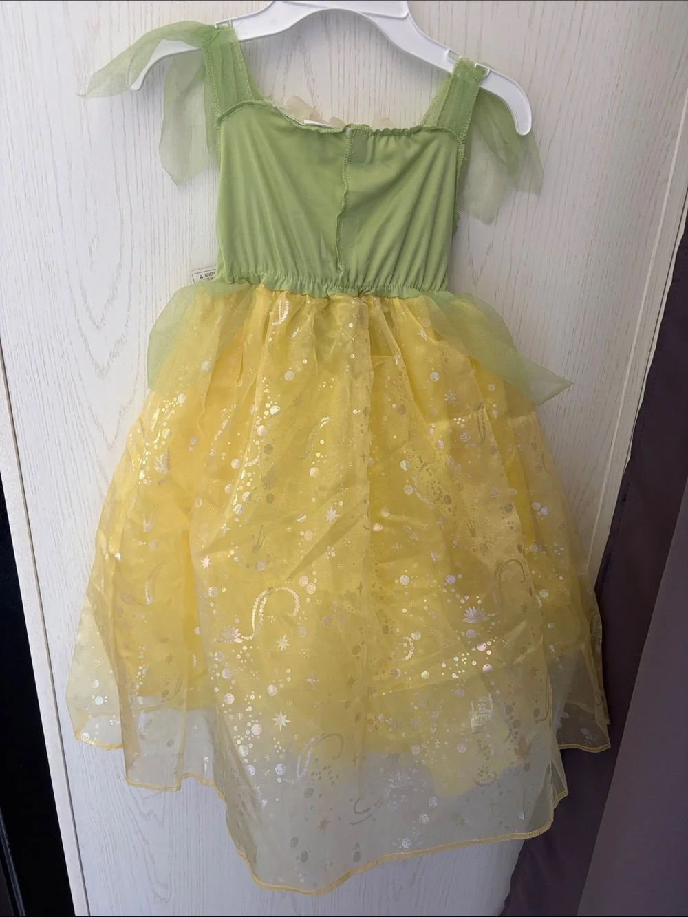 Princess Tiana Halloween Costume 7/8 Princess & The Frog Dress Disney Girls